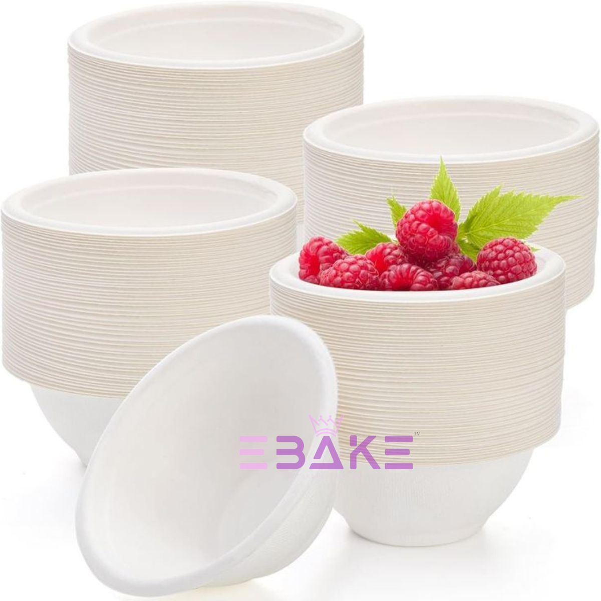 Disposable Paper Bowls 180ml (Bagasse)