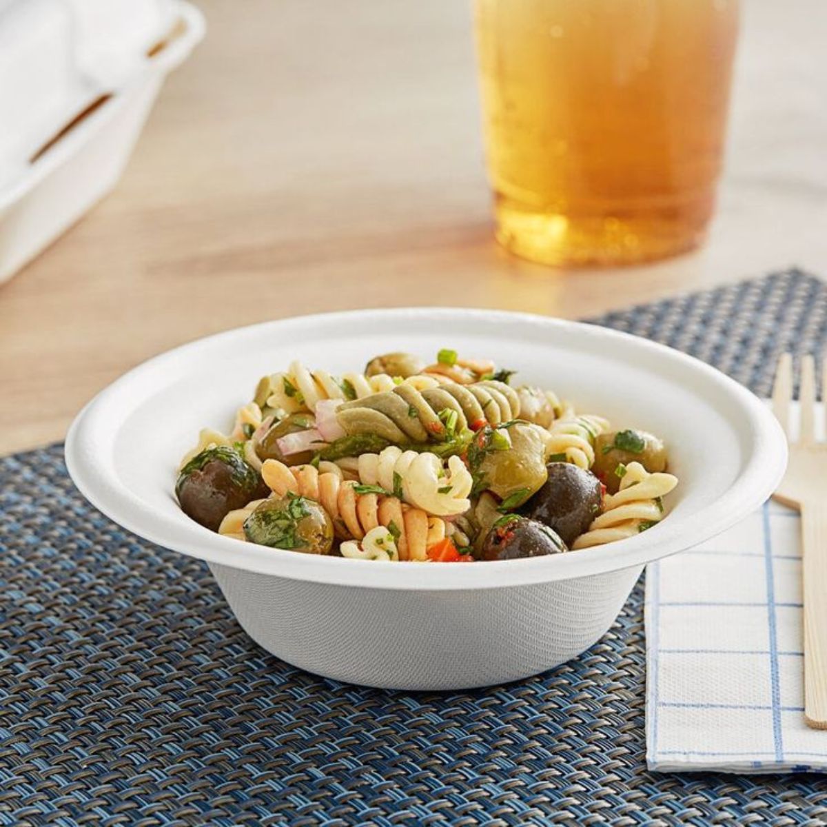 Disposable Paper Bowls 240ml (Bagasse)