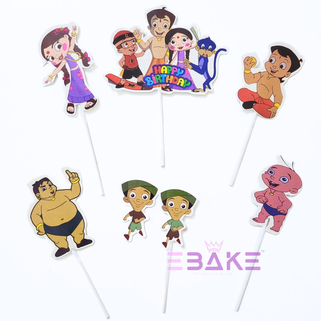 Chotta Bheem Theme Paper Topper Set