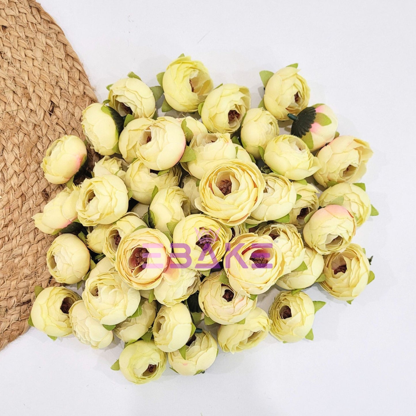 Small Peony - A2240 Light Yellow