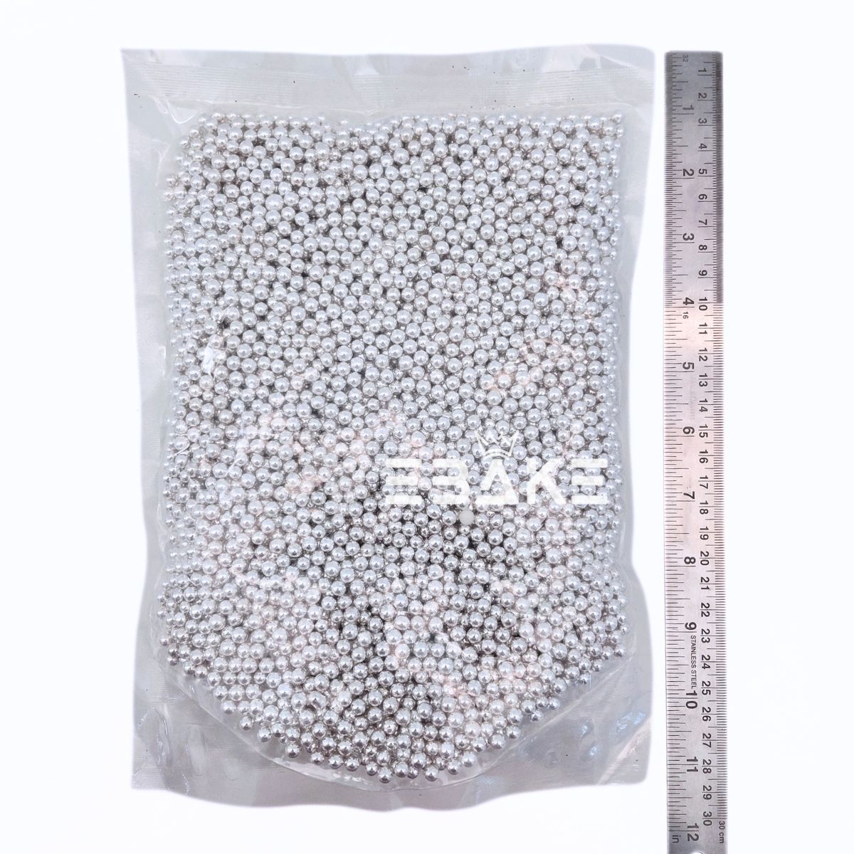 Silver Sugar Balls (Sprinkles) 6 mm