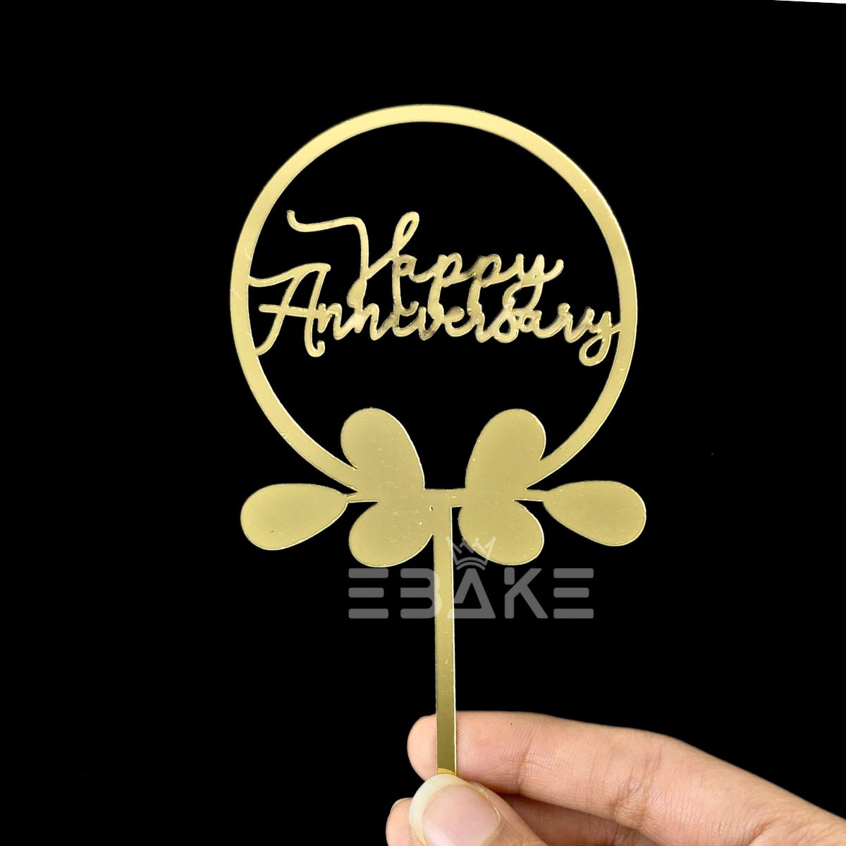 Happy Anniversary Cake Topper