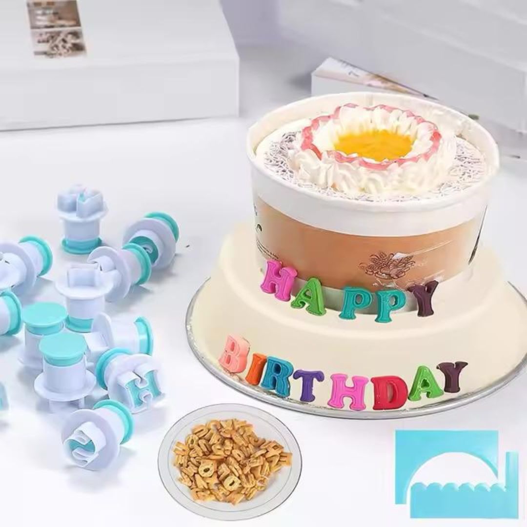 Alphabets Cookie/Fondant Plunger Cutter Uppercase