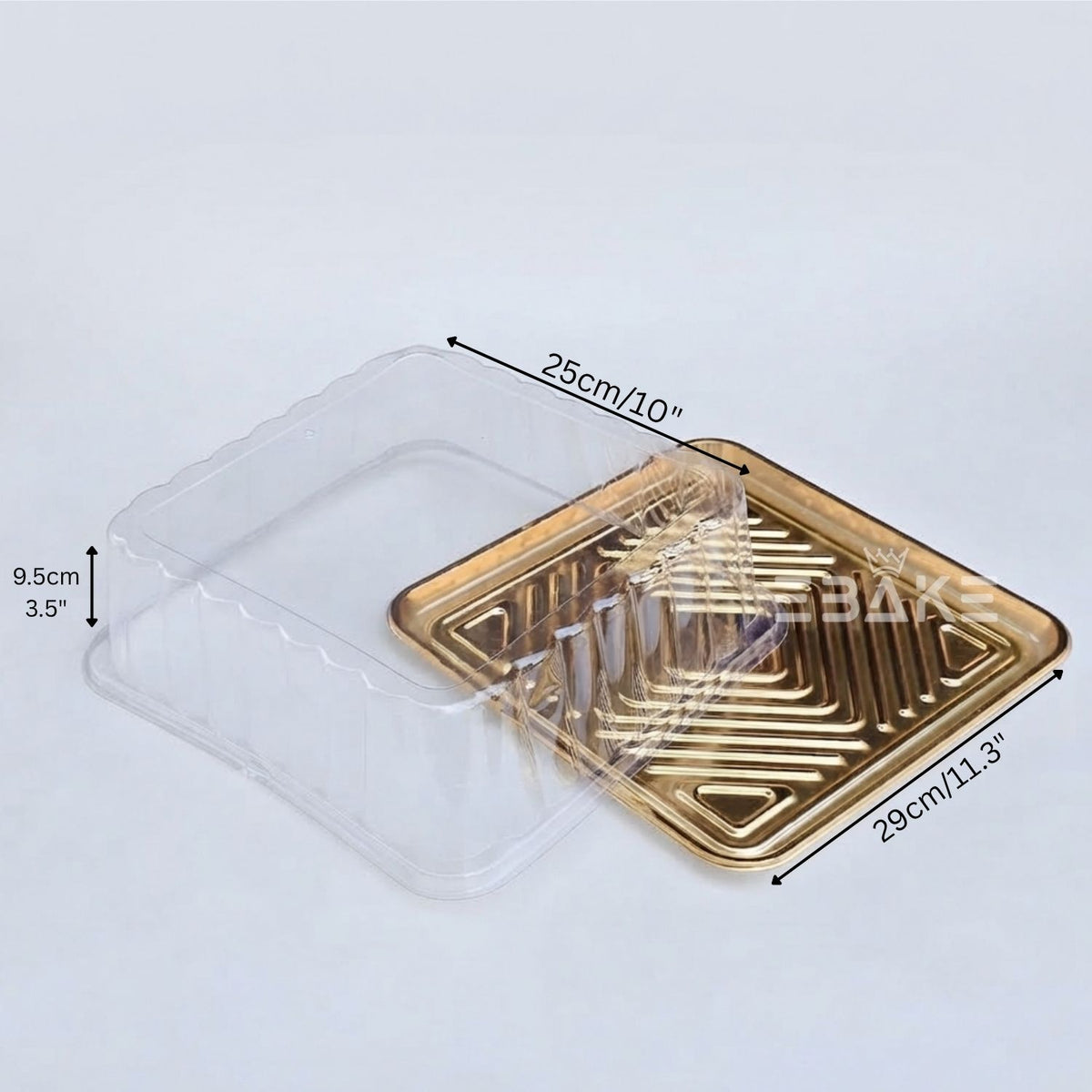 Transparent Cake Box / Pastry Box - JS2213 (29*25*9.5cm) Set of 5