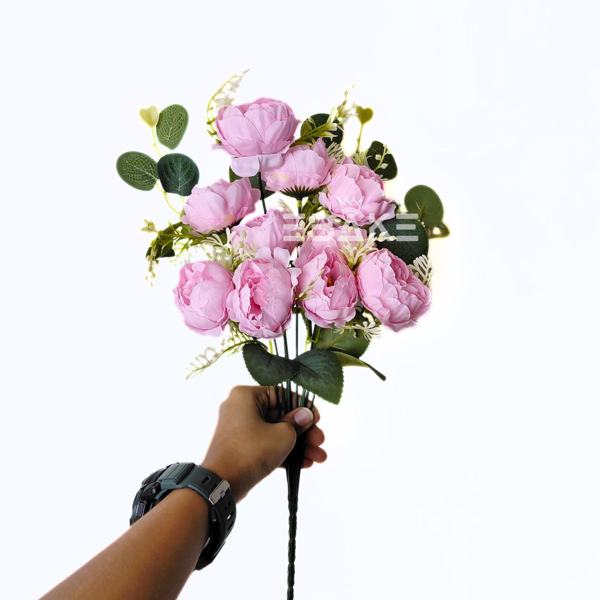 A1826 Peony Bunch With Fillers (Light Pink)