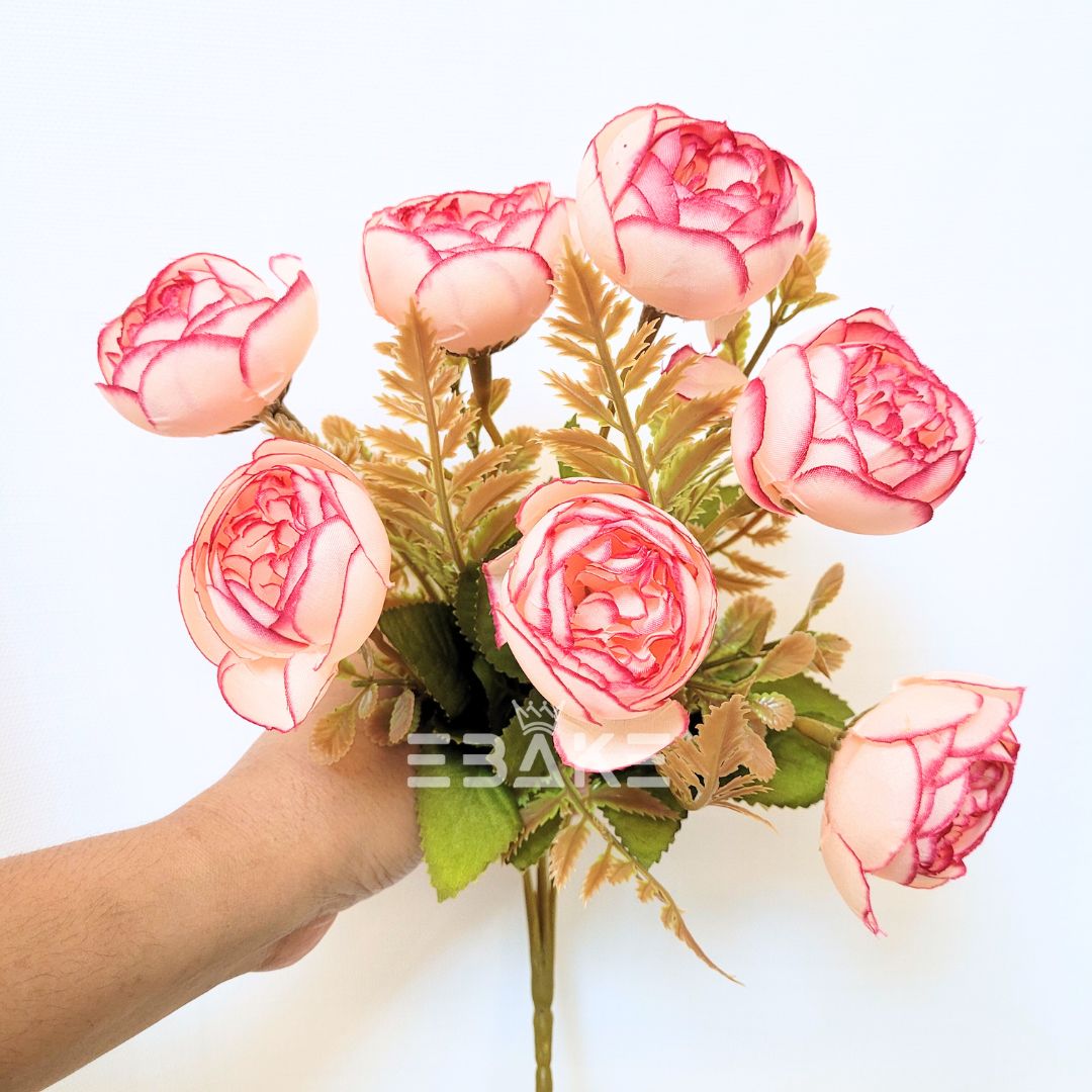 A1417 Peony Bunch (7 Peonies With Fillers)