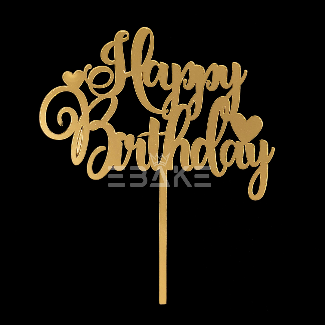 Happy Birthday Cake Topper