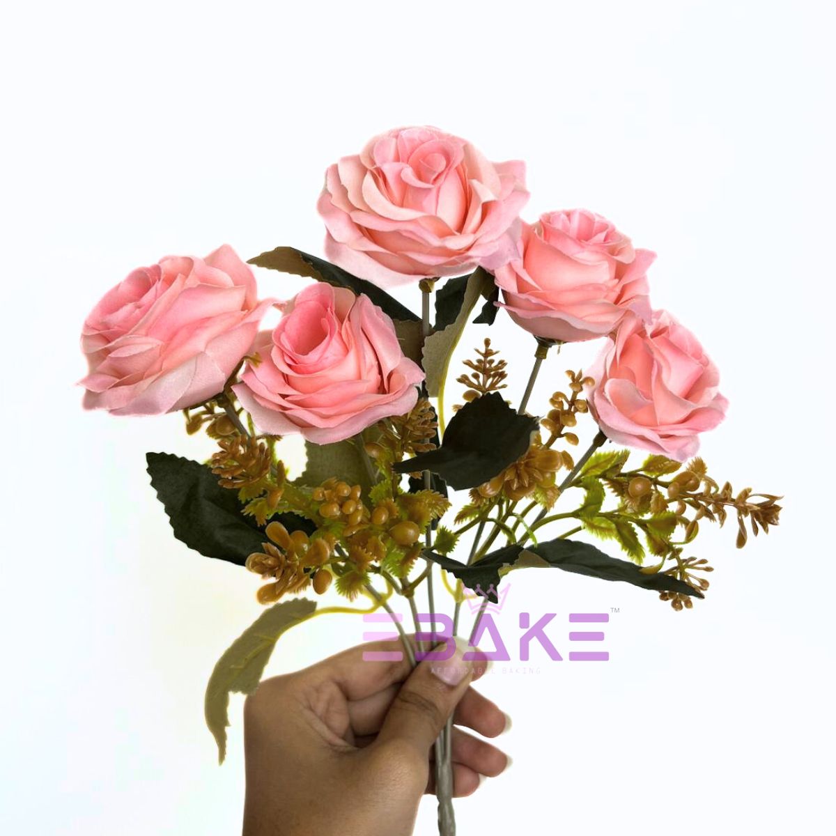 A1778 Blush Pink Rose Bunch With Fillers