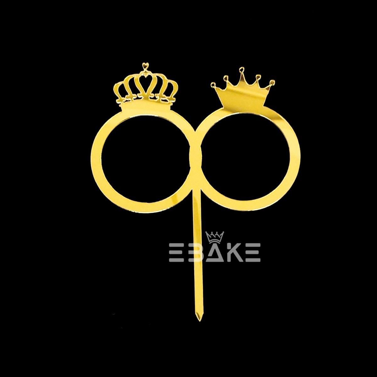 Ring Cake Topper 4 Inch