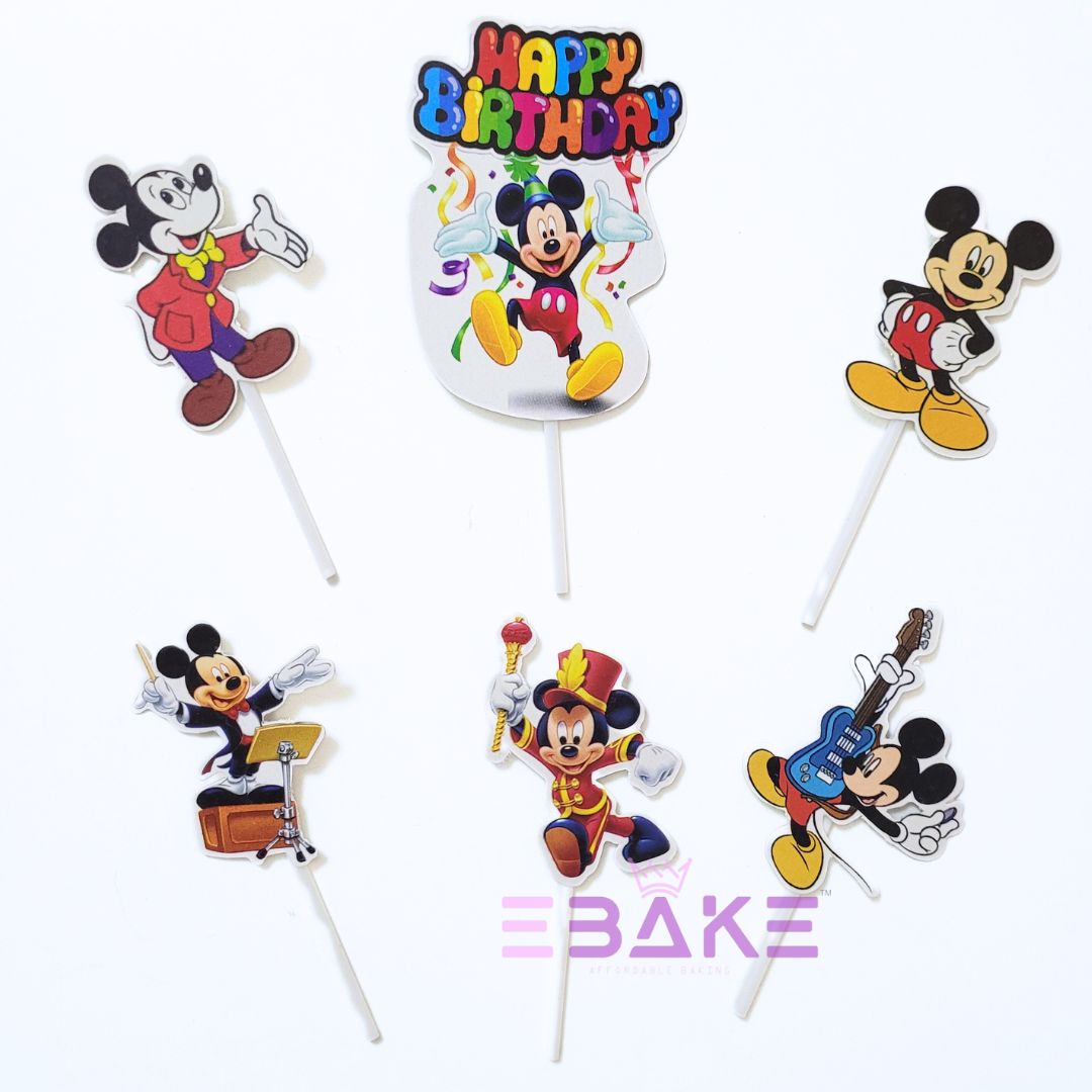 Mickey Mouse Theme Paper Topper Set