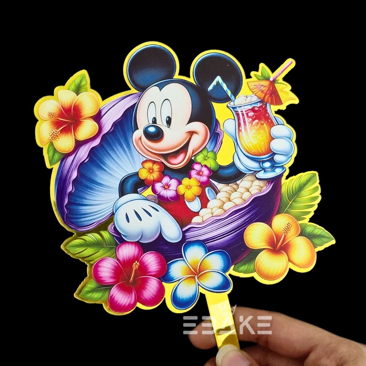 Mickey Mouse Printed Acrylic Cake Topper