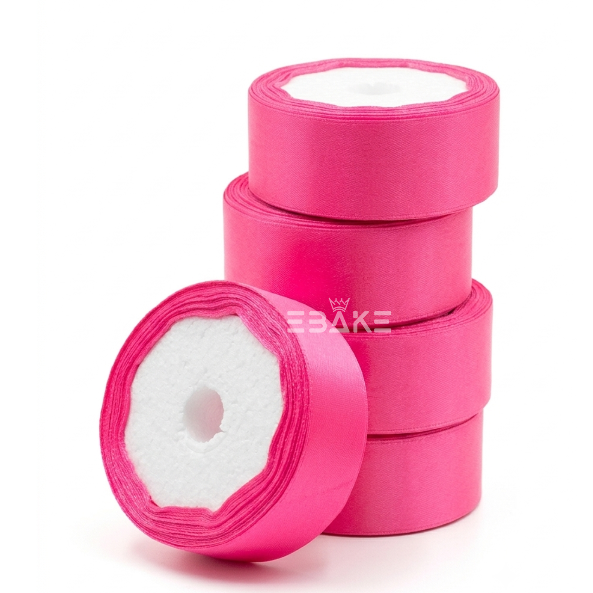 Rani Pink Satin Ribbon 1 Inch (Single Piece)