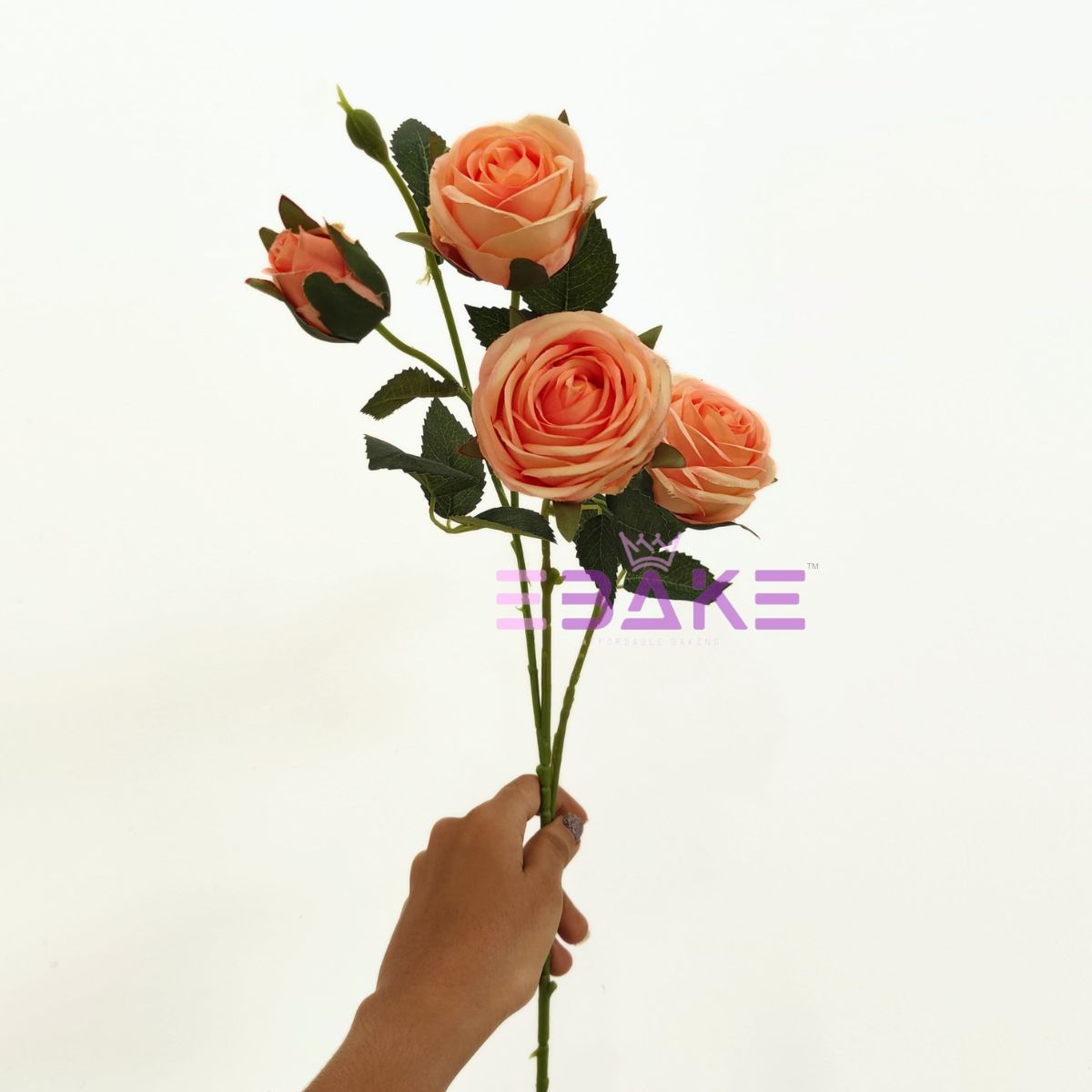 A1765 Premium Lifelike Rose Bunch Medium