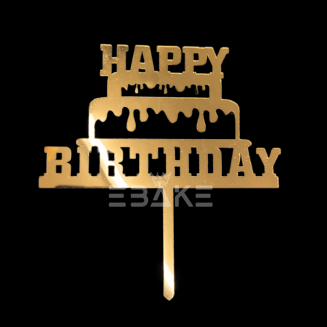 Happy Birthday Cake Topper