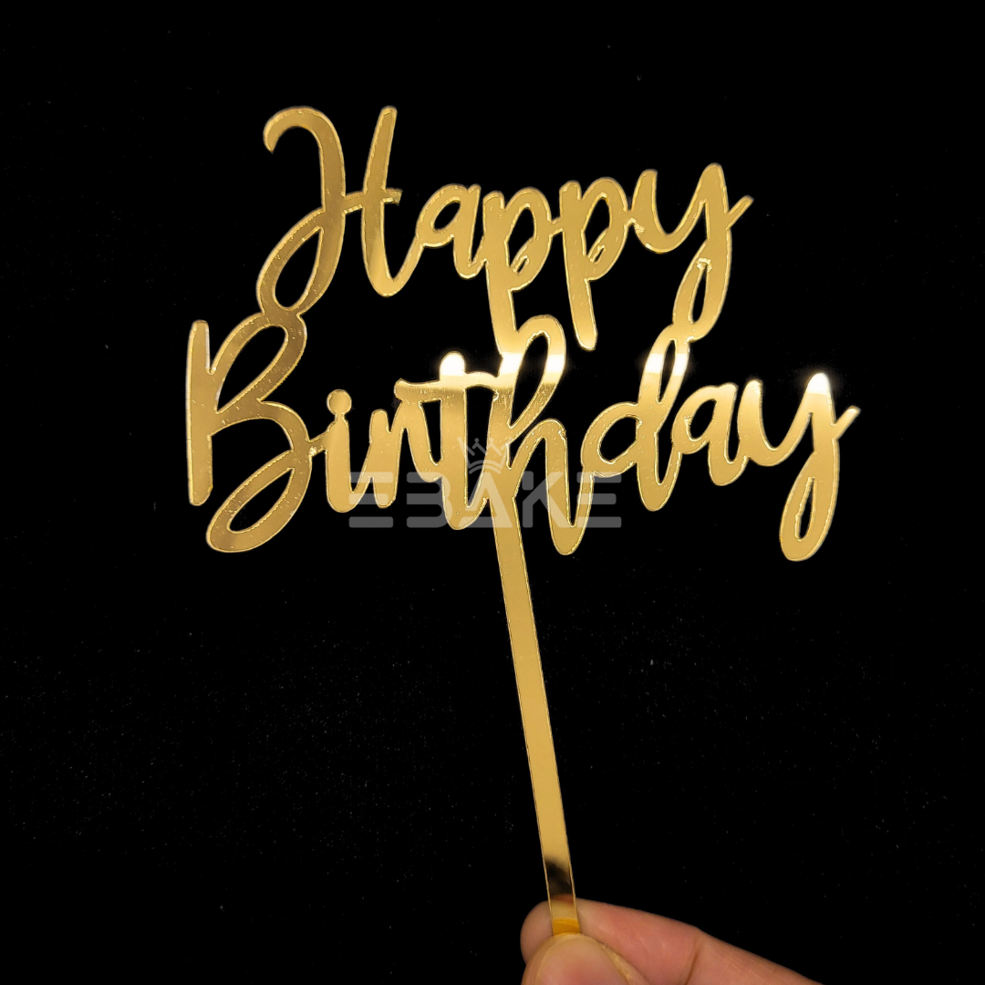 Happy Birthday Cake Topper