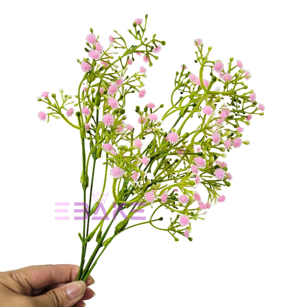 A1351 Artificial Baby's Breath Filler Bunch - Pink