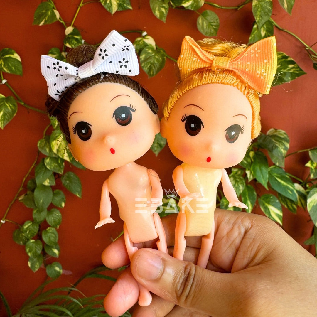 Plastic Cake Doll Flexible (Assorted) Single Piece