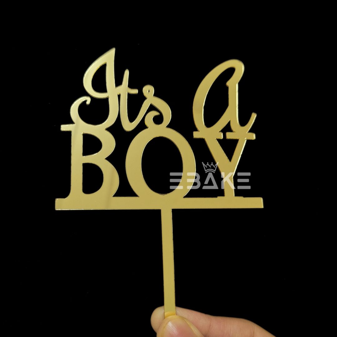 It's A Boy Cake Topper
