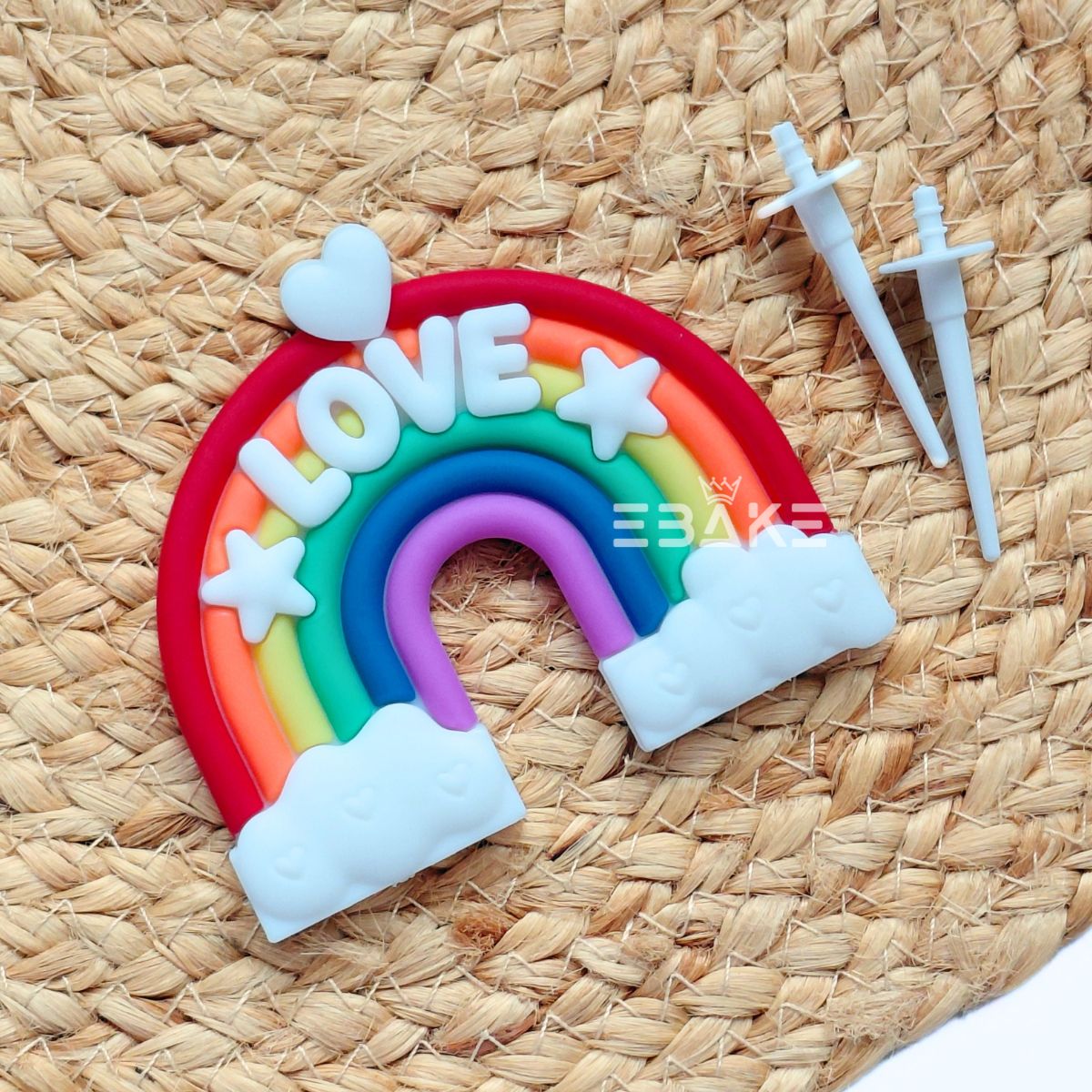 Rainbow Cake Topper
