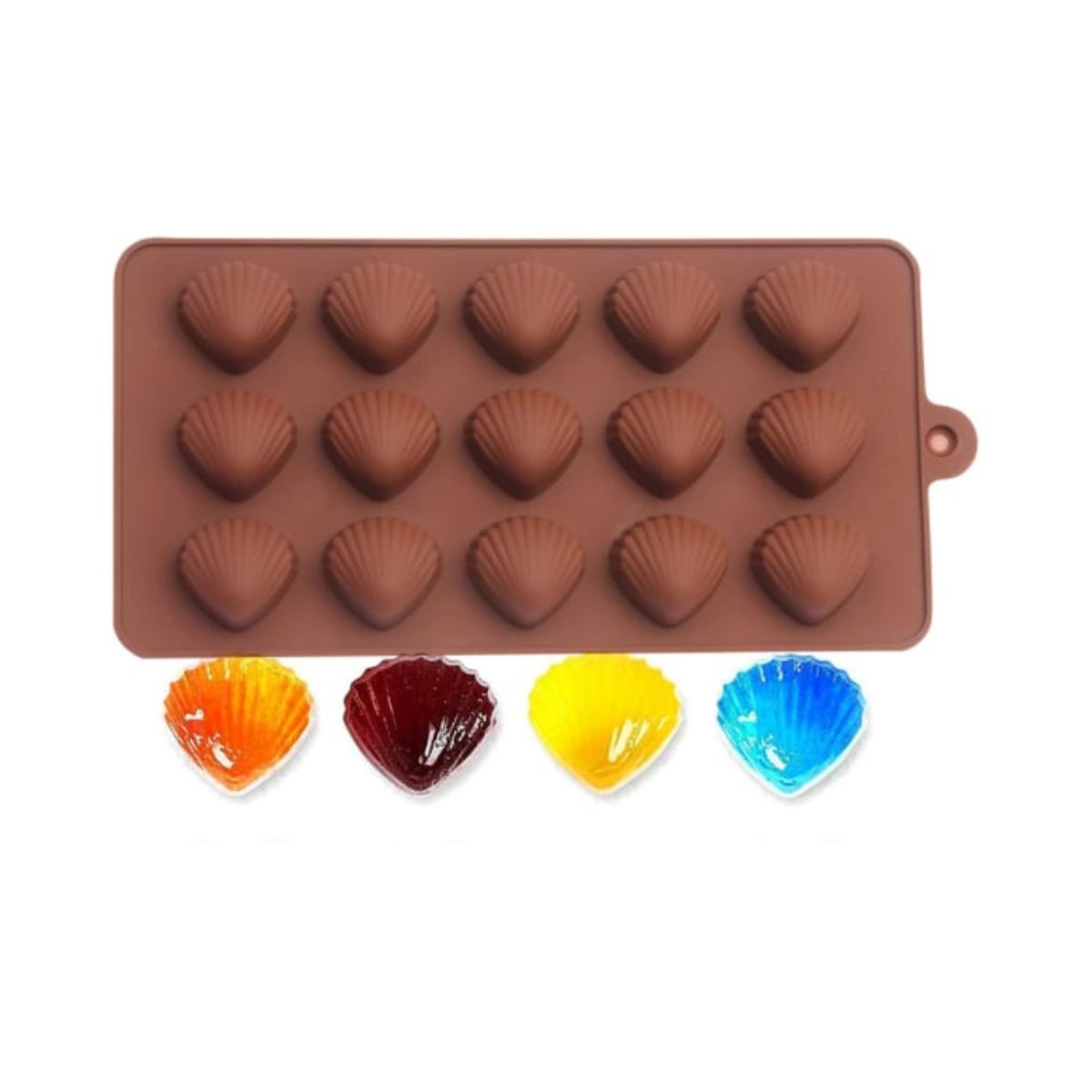 15 Cavity Sea Shell Chocolate Silicone Mould