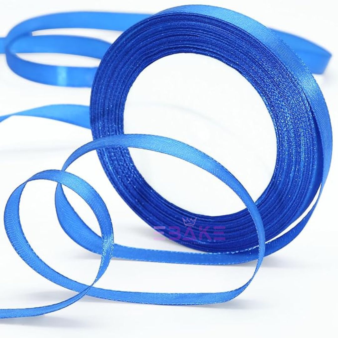 Royal Blue Satin Ribbon 0.25 Inch