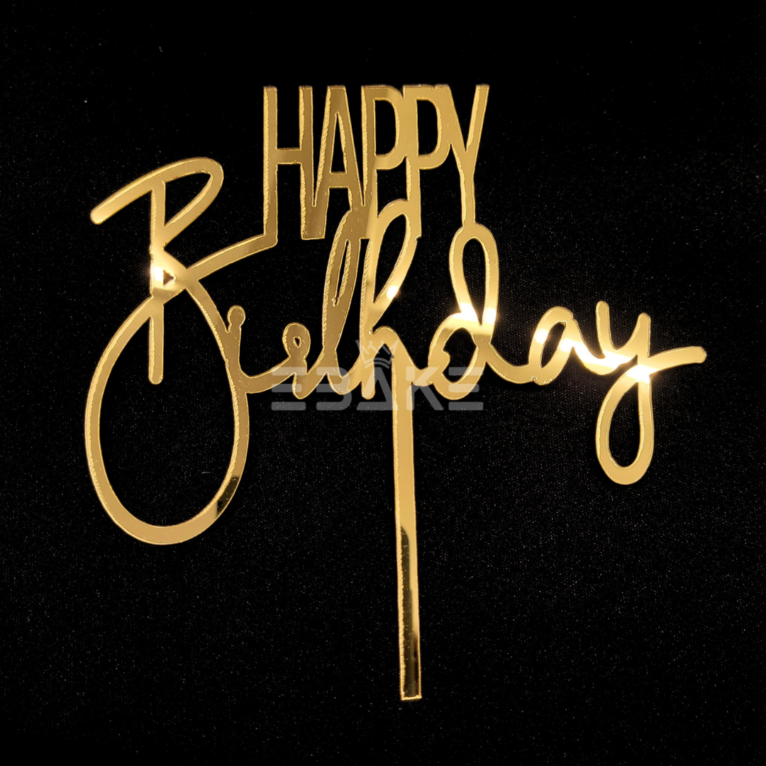 Happy Birthday Cake Topper