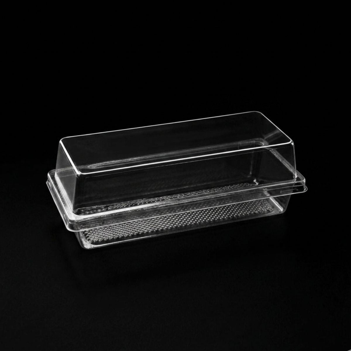 PET Plastic Disposable Clear Container With Lid For Desserts