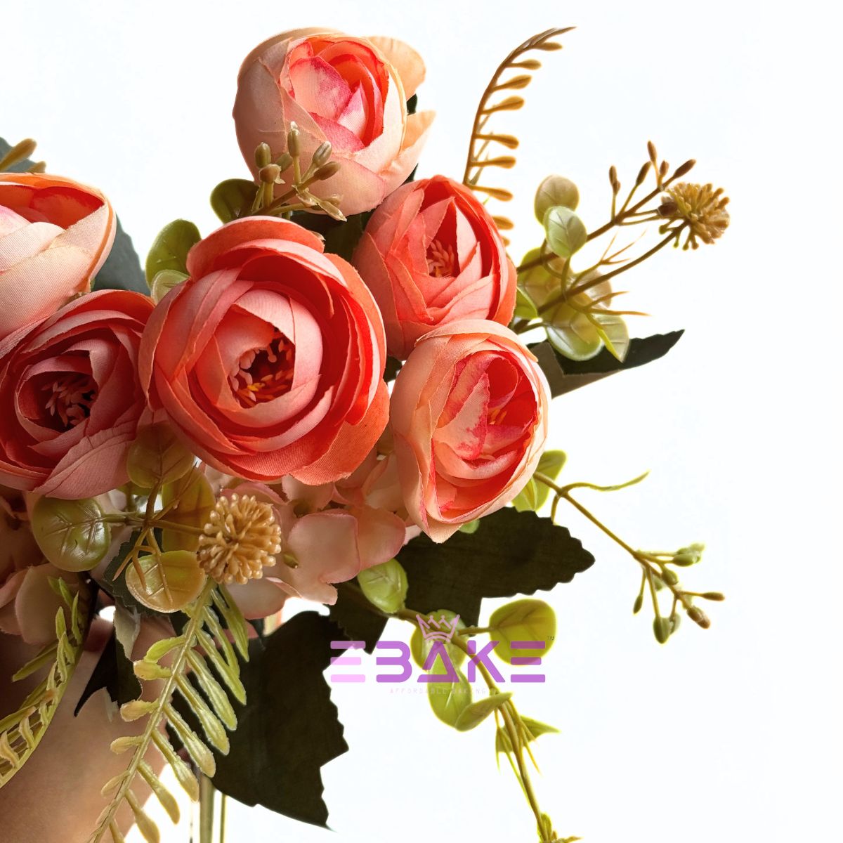 A1955 Peony Bunch With Fillers (Peachy Pink)