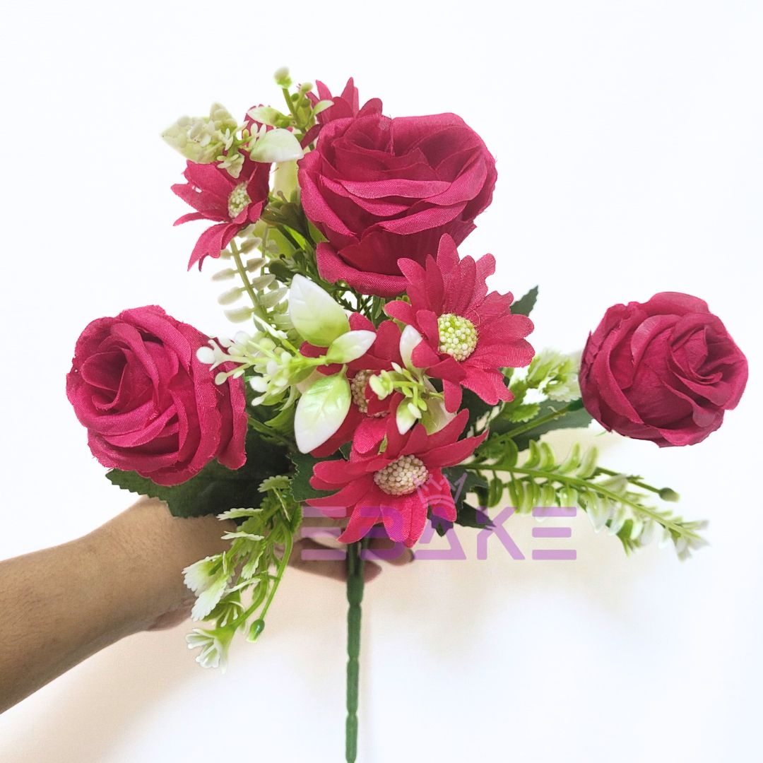 A1180 Red Rose Bunch (3 Roses With Fillers)