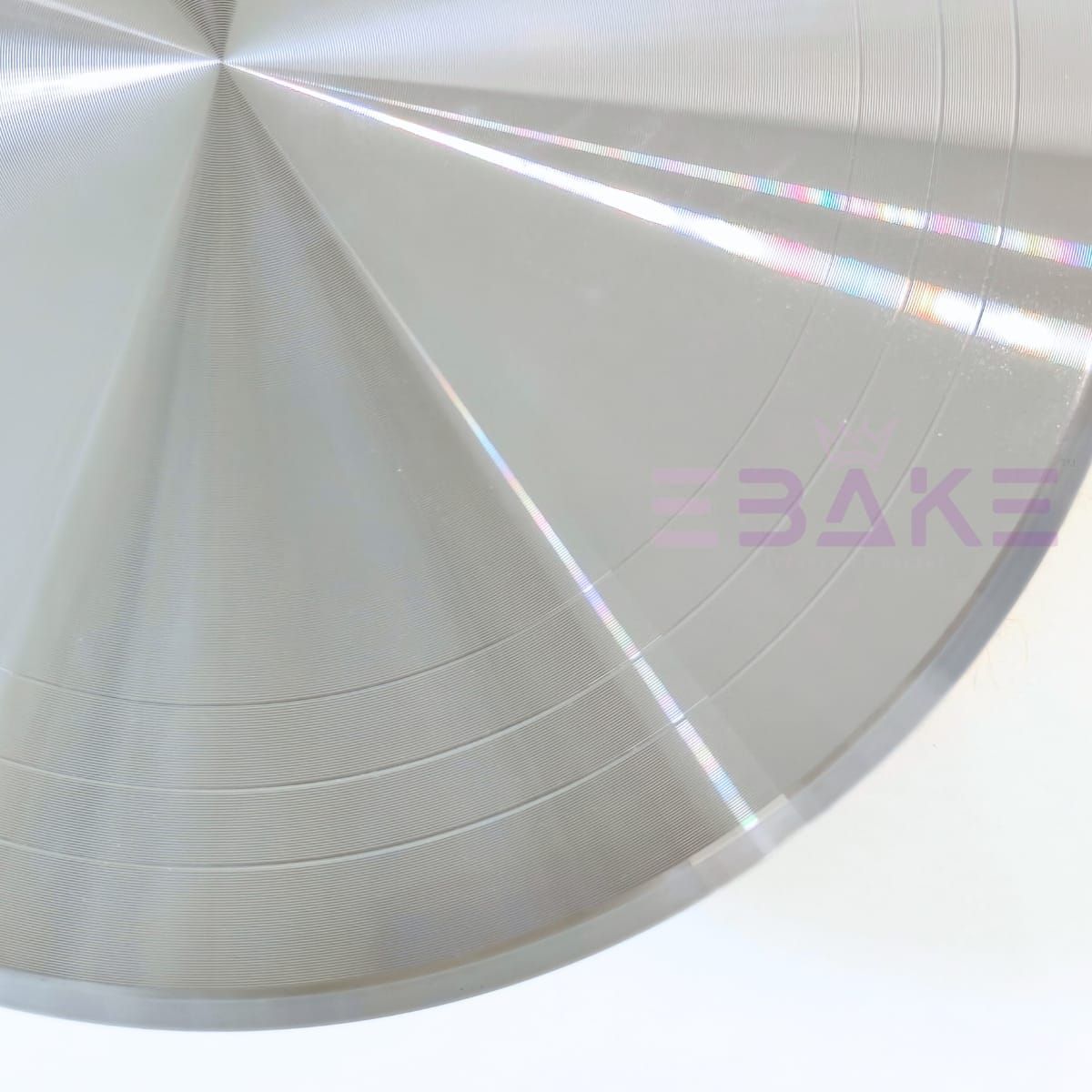 Stainless Steel 360° Rotating Cake Turntable Golden 12 Inches Large