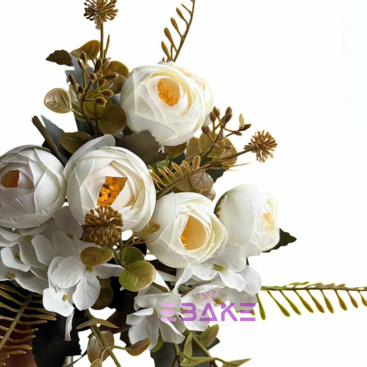 A1956 Peony Bunch With Fillers (White)