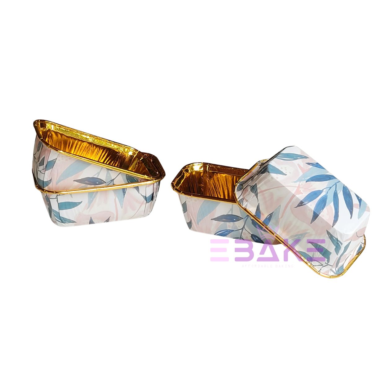 Printed Bake and Serve Mini Loaf Cake Mould (Set of 11 Pieces)