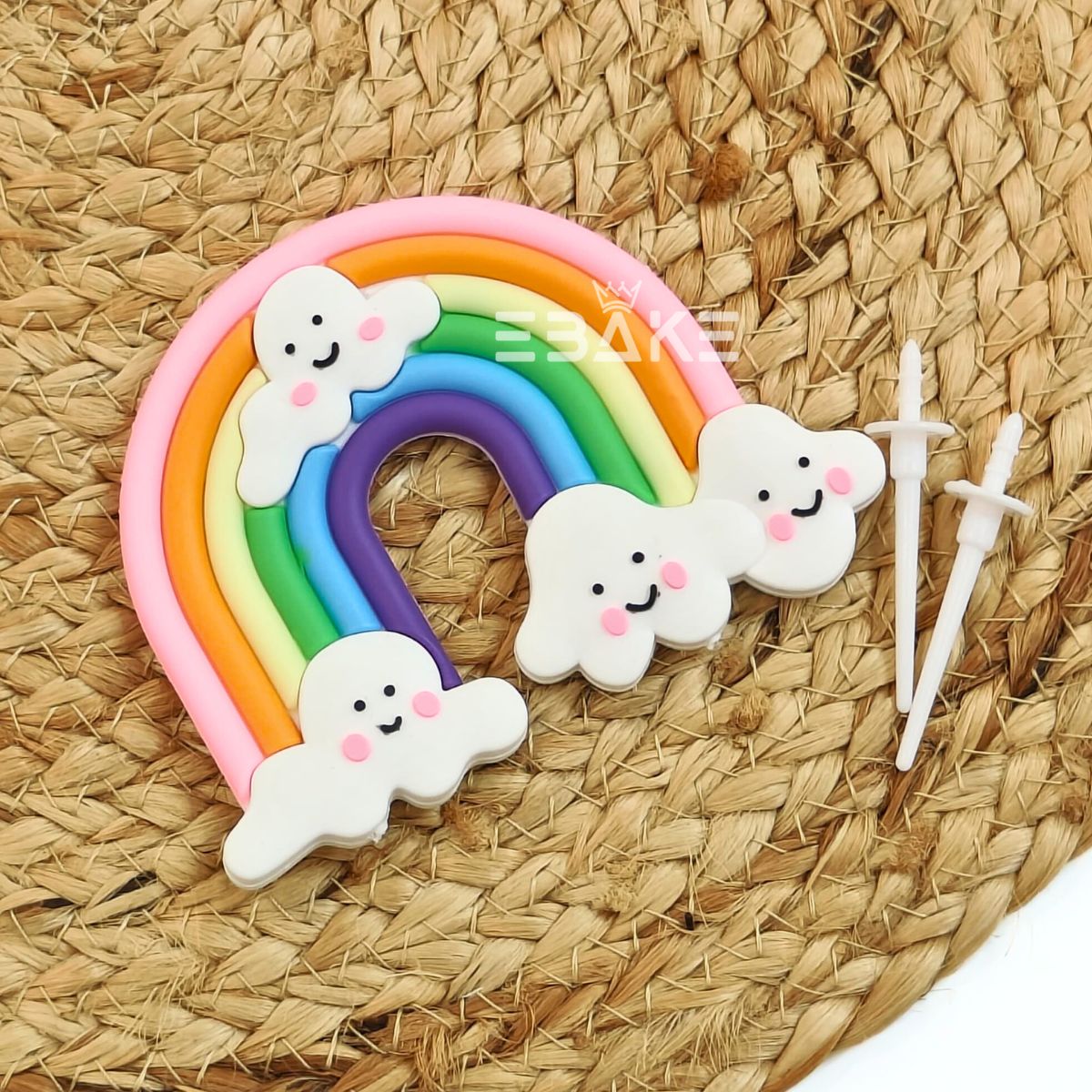 Rainbow Cake Topper
