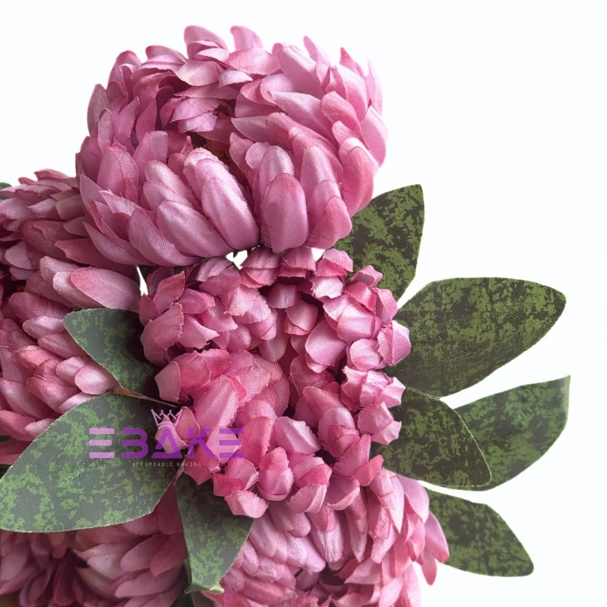 A1948 Mauve Pink Large Chrysanthemum Bunch With Fillers