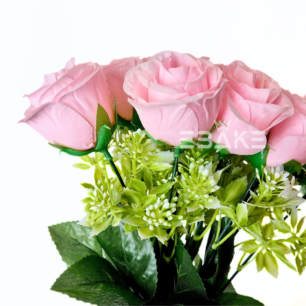 A1854 Pink Rose Bouquet Bunch With Fillers (18 Roses & Fillers)