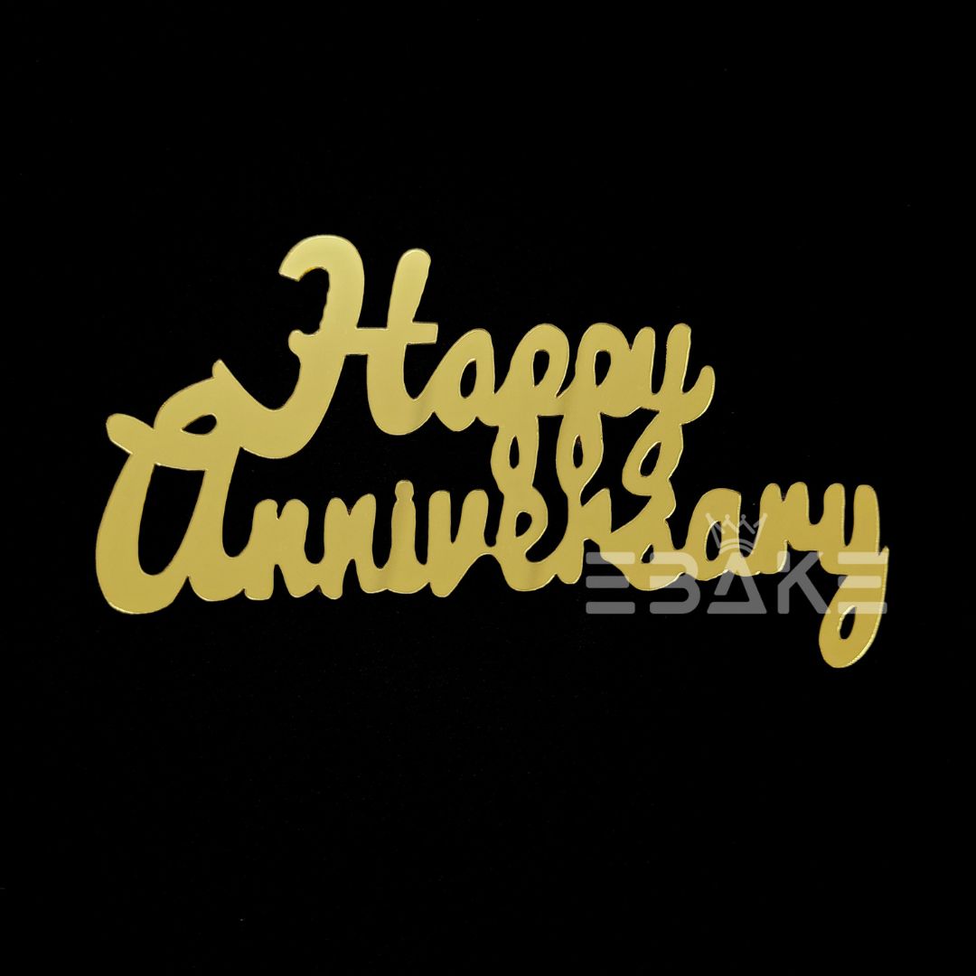 Happy Anniversary Cutout (Cake Charm)
