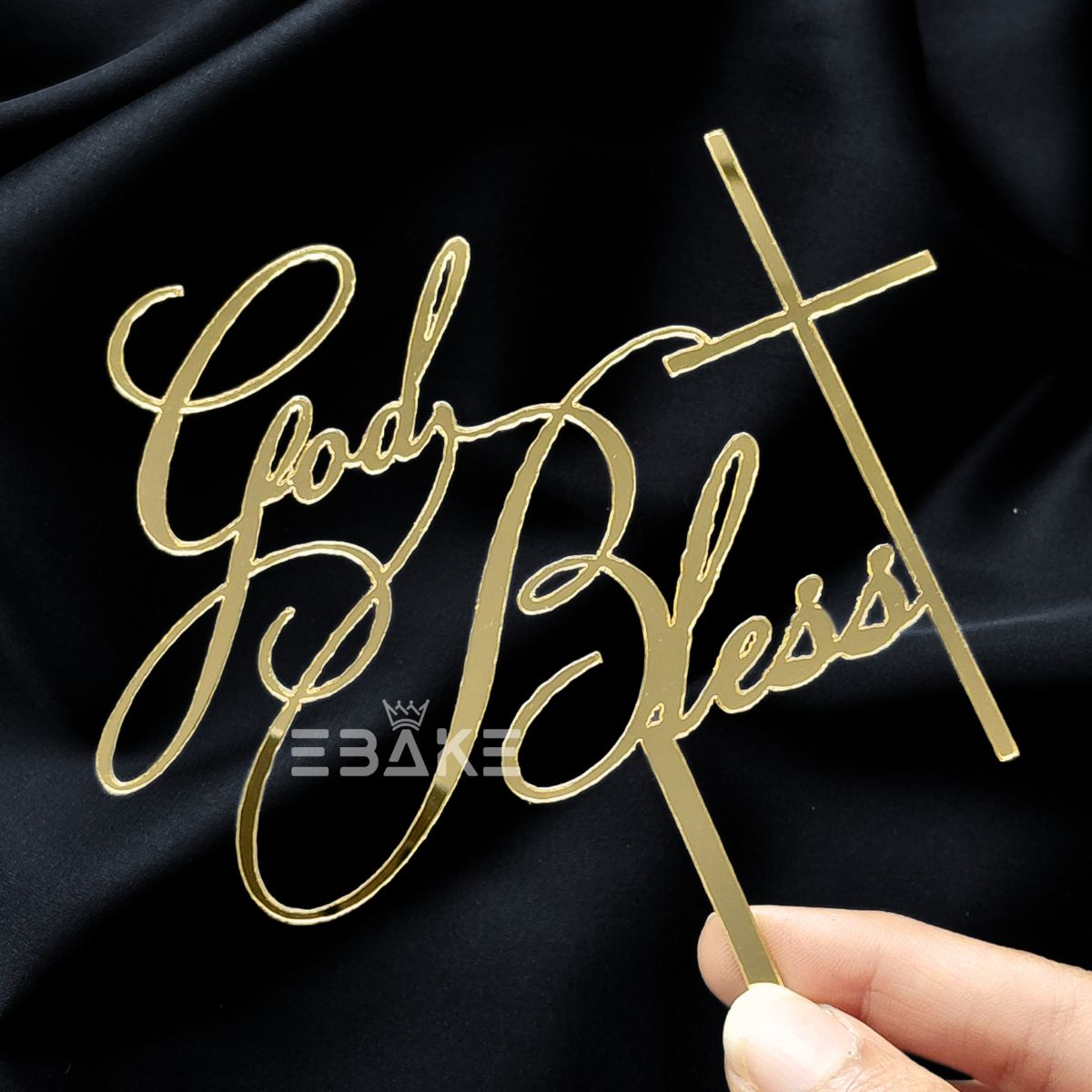 God Bless Cake Topper