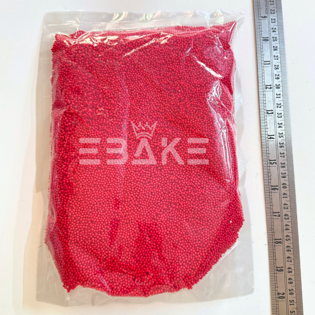 Red Sugar Balls (Sprinkles) 2 mm