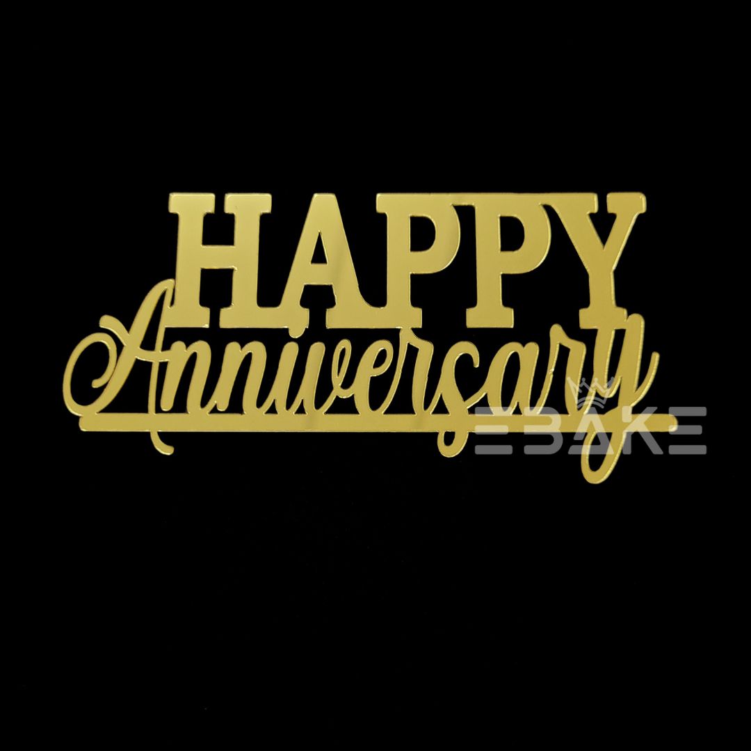 Happy Anniversary Cutout (Cake Charm)