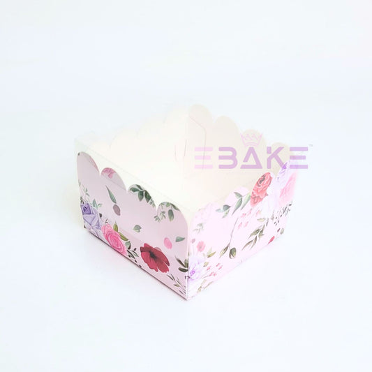 1 Piece Brownie Box With Transparent Lid