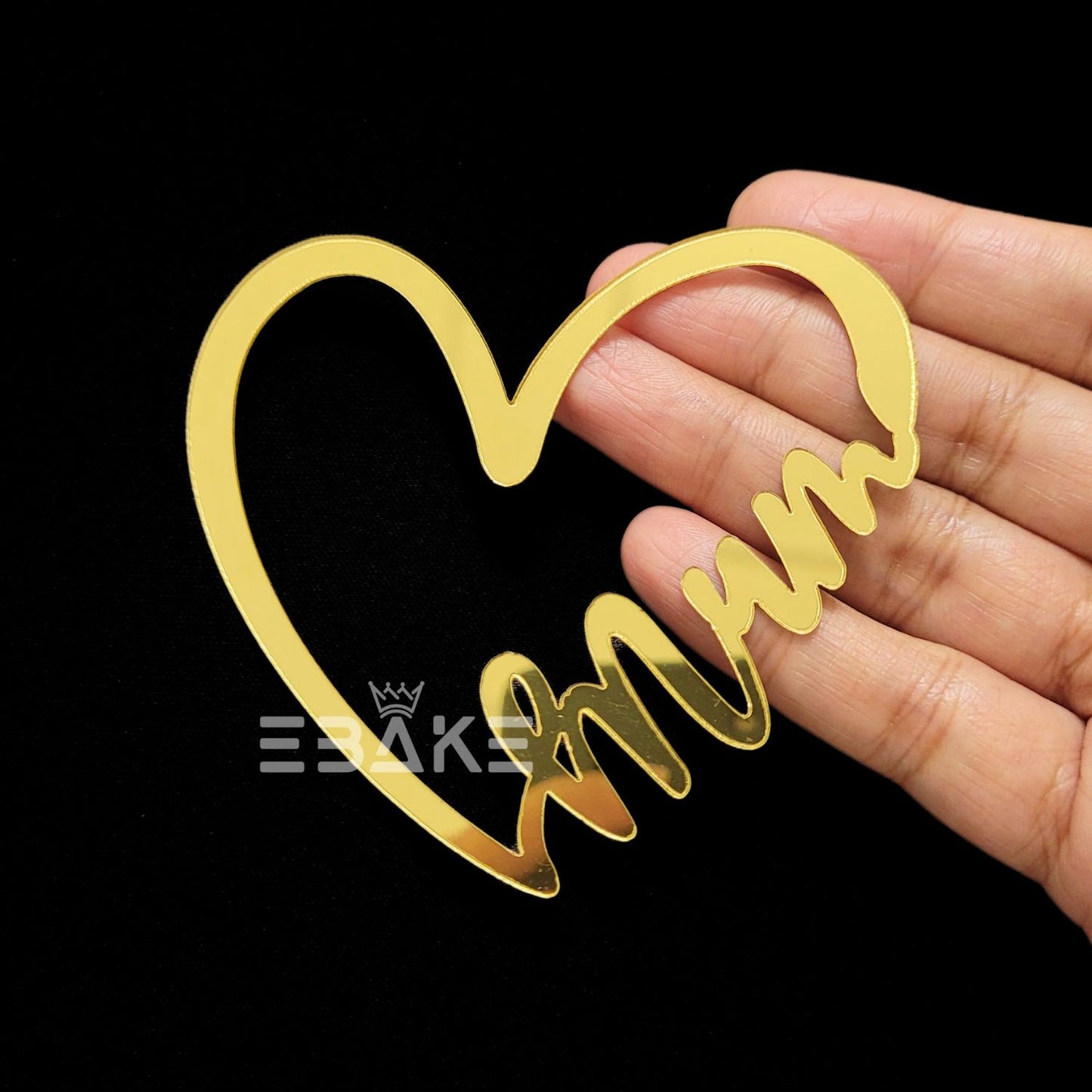 Mum Cutout 3 Inches Single Piece