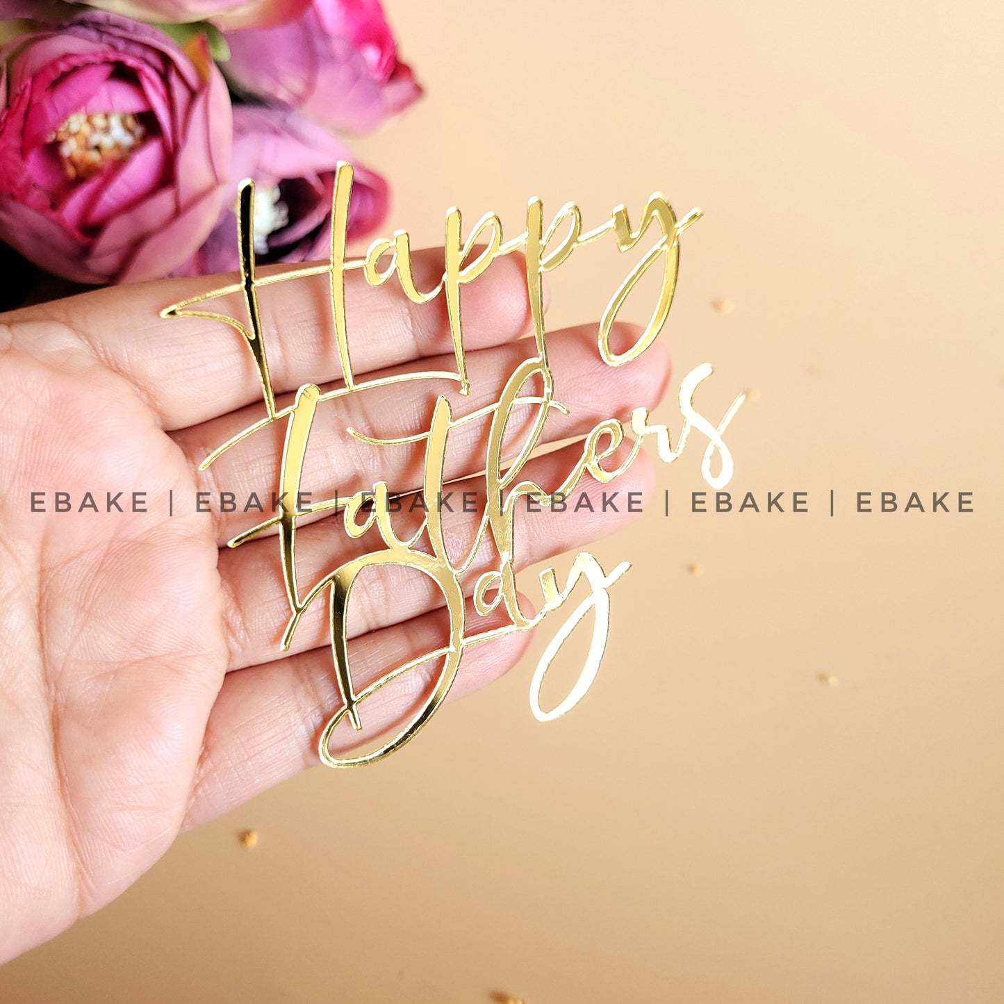Happy Father's Day Cutout 3 Inch Single Piece