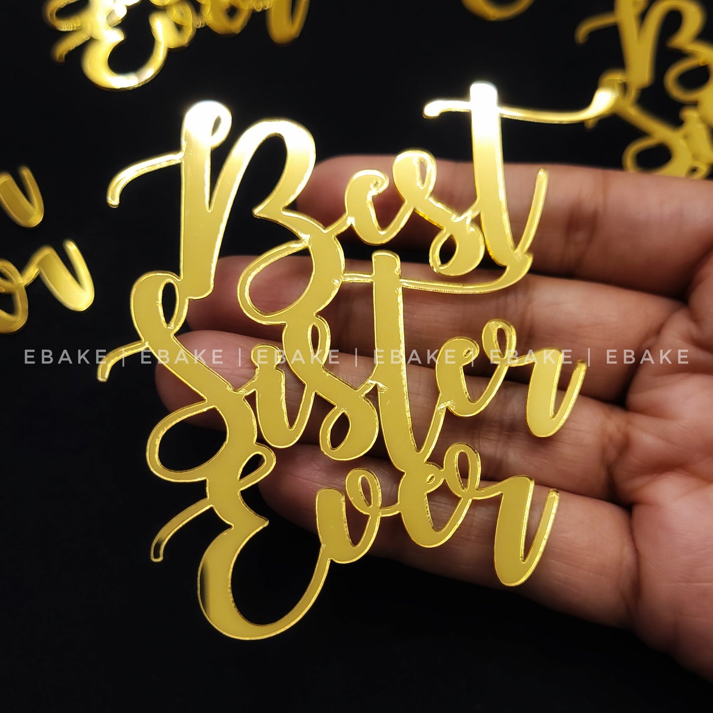 Best Sister Ever Cutout 3 Inch (Single Piece)
