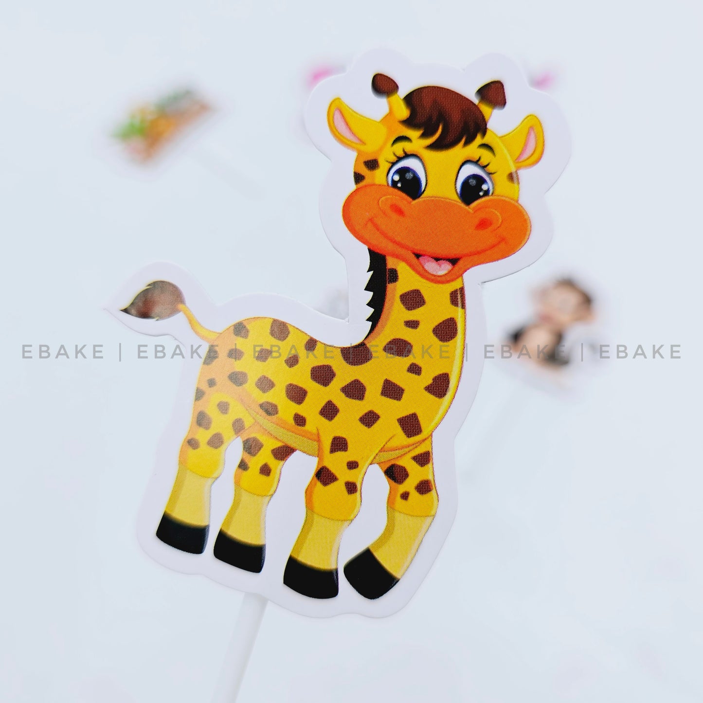 Jungle Theme Paper Topper (Set of 6) Assorted