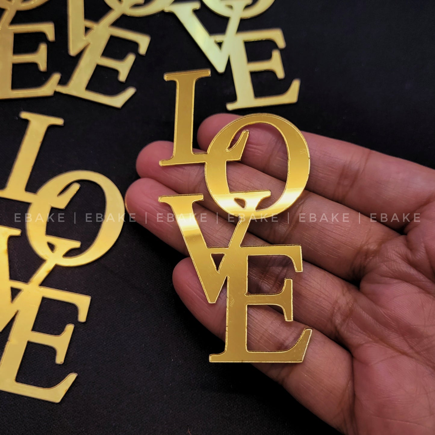 Love Mini Cutout 3 Inch - Set Of 6