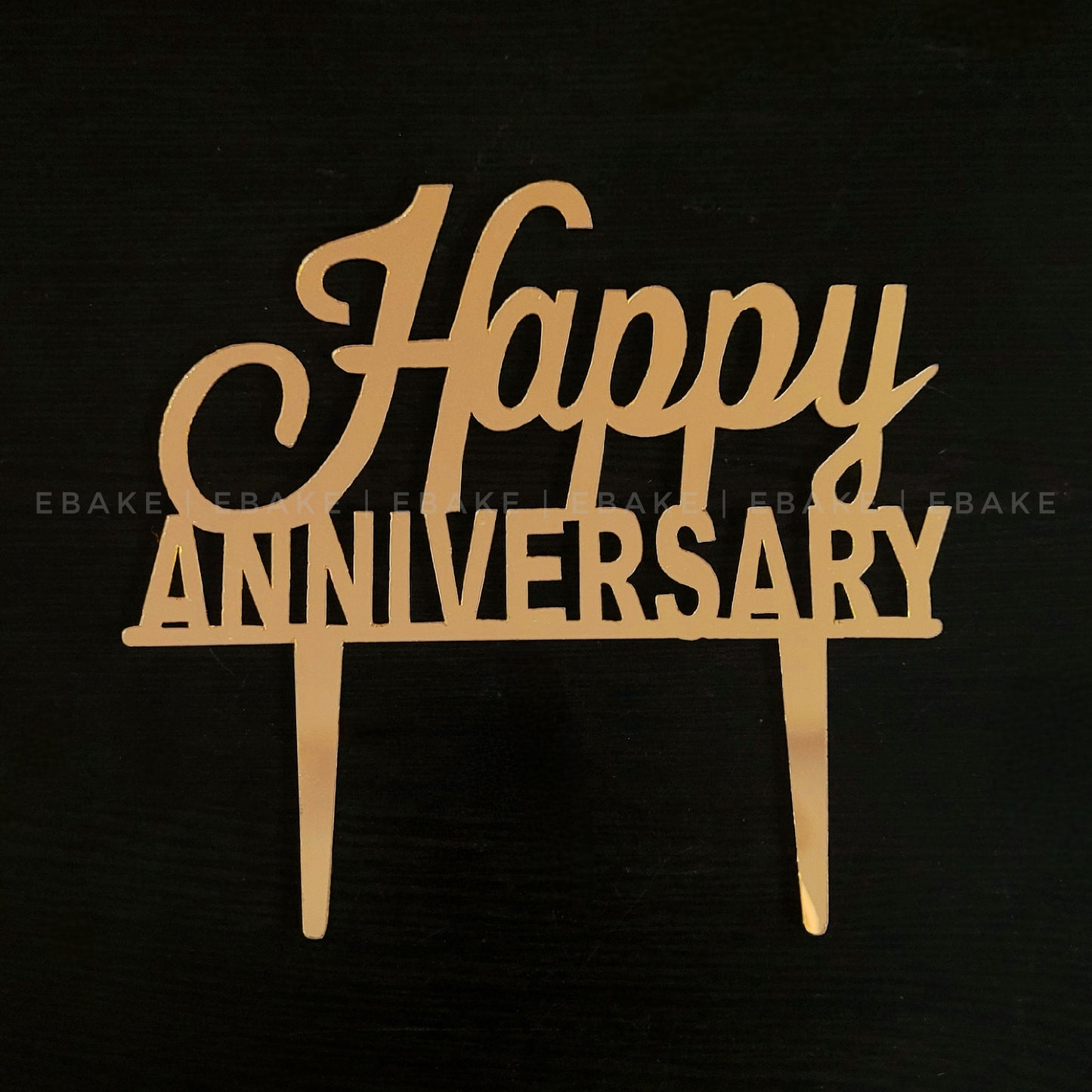 Happy Anniversary Cake Topper