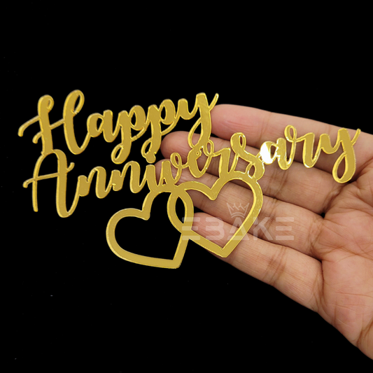 Happy Anniversary Cutout (Cake Charm)
