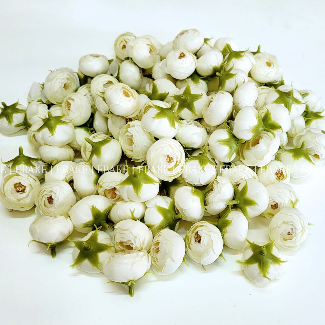 Small Peony - A160 Off White