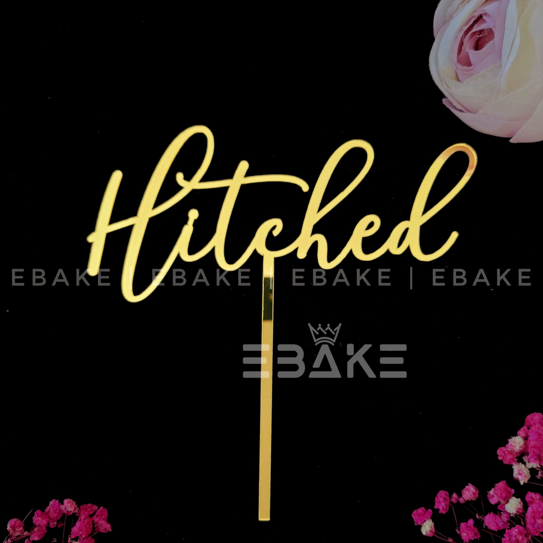 Hitched Cake Topper