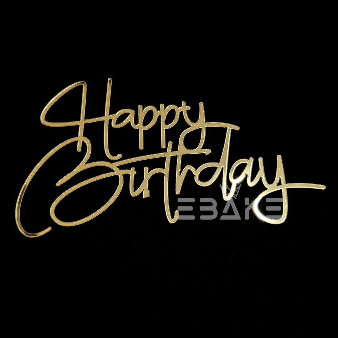 Happy Birthday Cutout/Charm